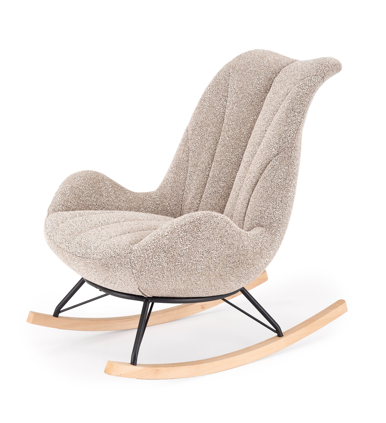 Supamasis krėslas Leisure Furniture Luis, tamsaus smėlio spalva, 100 cm x 80 cm x 100 cm-0