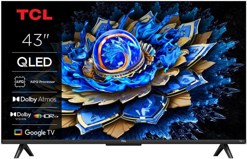 Televizorius TCL 43T69C, 43" - 1