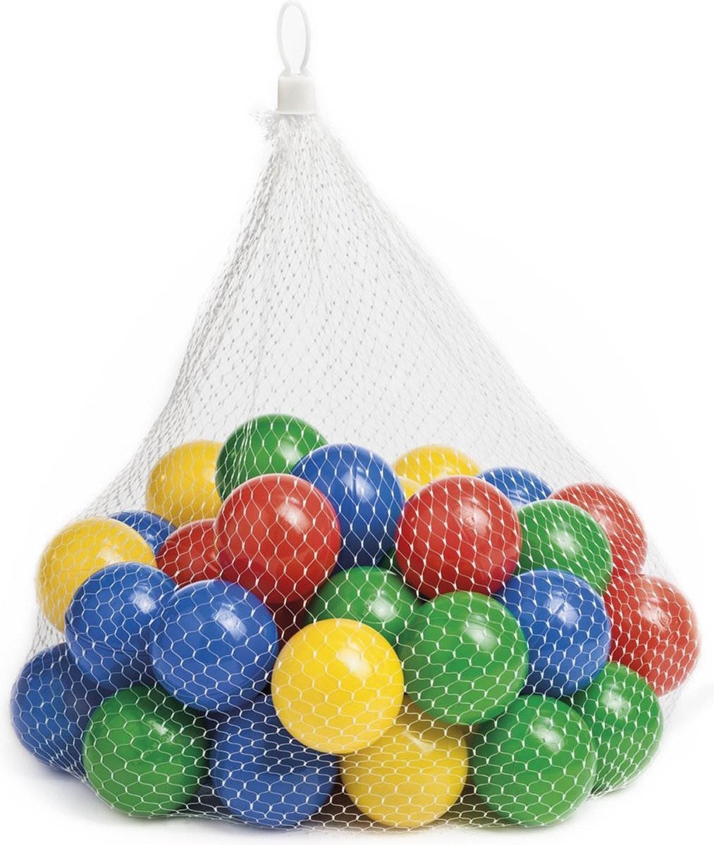Plastmasiniai žaidimo kamuoliukai BATH BALLS, įvairių spalvų, 50 vnt