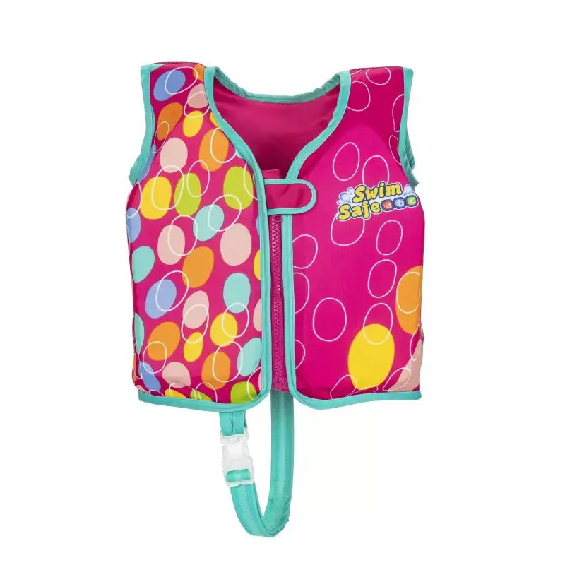 Pripučiama plaukiojimo liemenė Bestway Swim Safe AQUASTAR FABRIC SWIM VEST, M/L dydžio-1