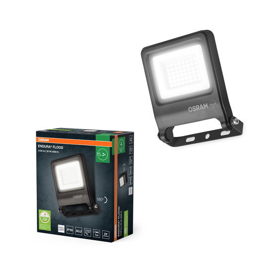 LED prožektorius OSRAM ENDURA, IP65, 4000K, 30W, 3150lm, antracito sp.-1