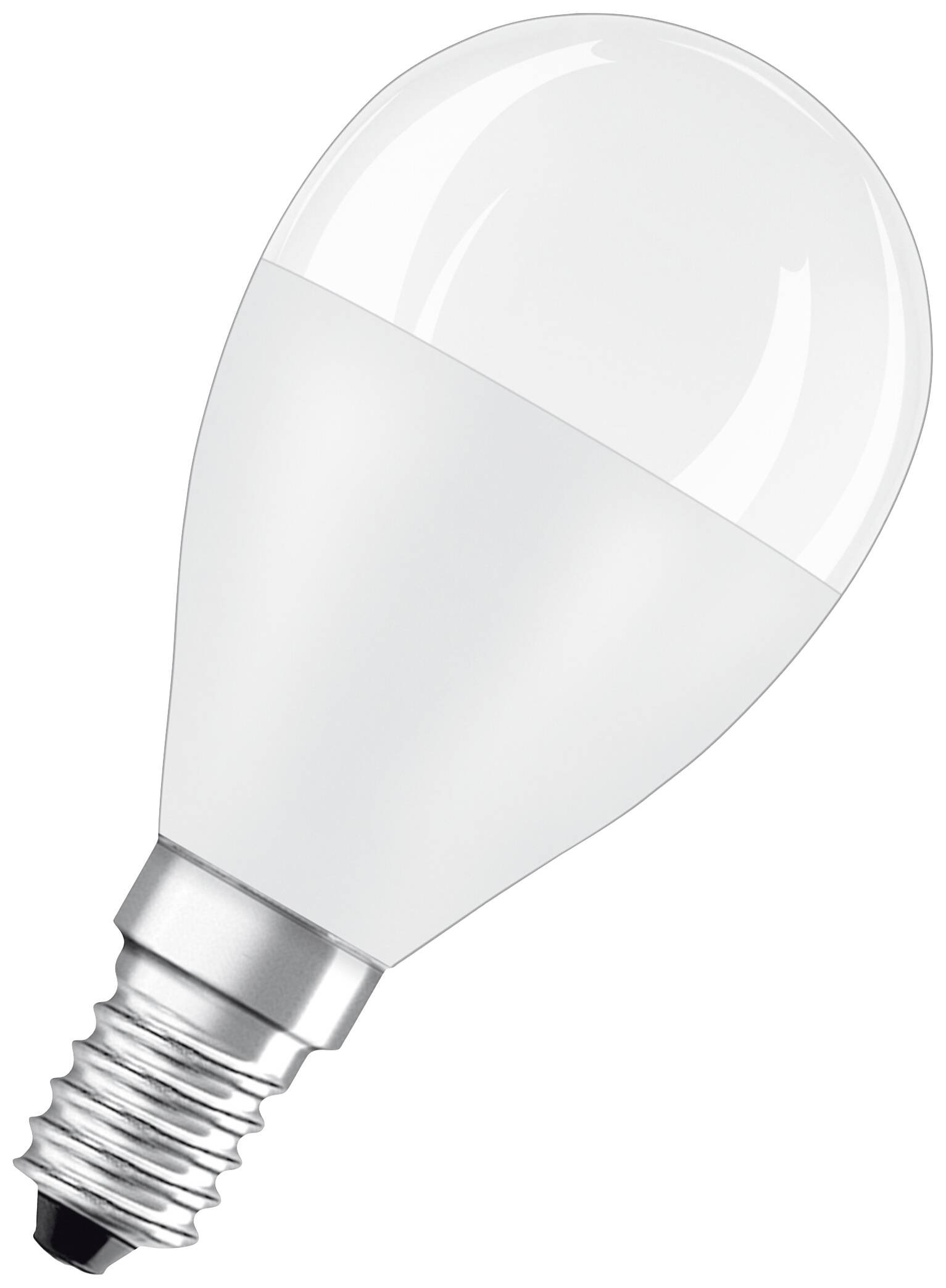 LED lemputė OSRAM, E14, P60, burbuliuko formos, 7W, 4000K, 806 lm, non-dim, matinė - 1