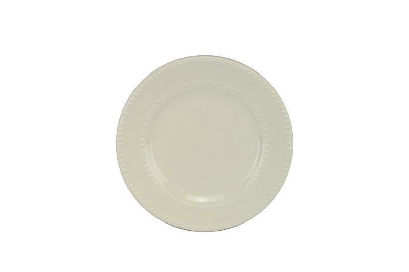 Desertinė lėkštė AURORA PEARL, baltos sp., ø 19 cm