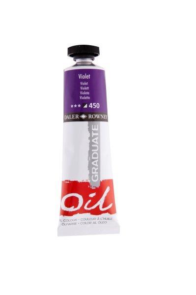 Aliejiniai dažai GRADUATE, violetinės sp., 38 ml-0