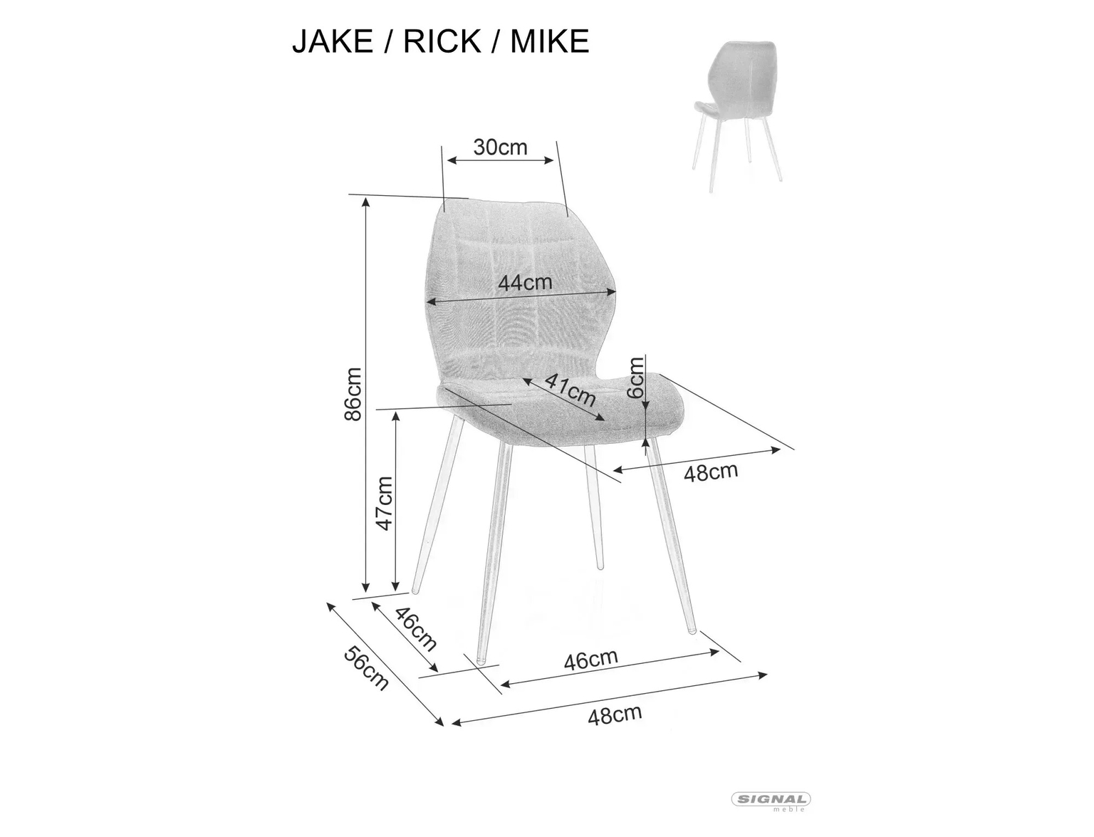 Kėdė Rick Velvet, ruda - 5