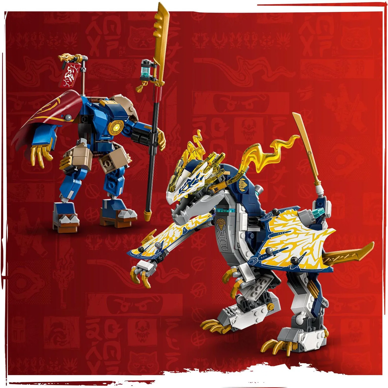 Konstruktorius LEGO® Ninjago Rogue's Mech Dragon Rider, 71843