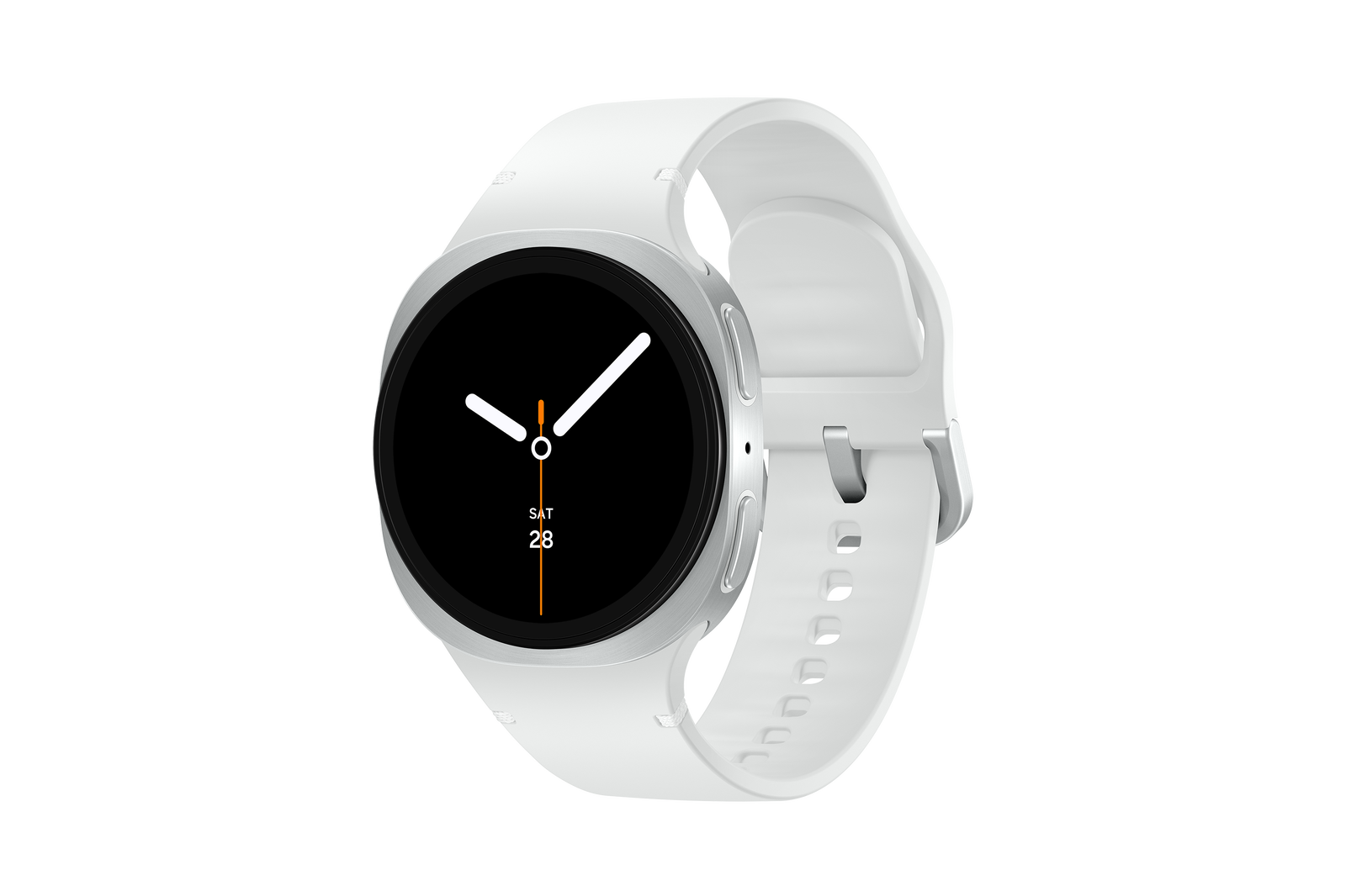 光GODGODGODGOD Išmanusis laikrodis Samsung Galaxy Watch 8, 40mm, sidabrinis