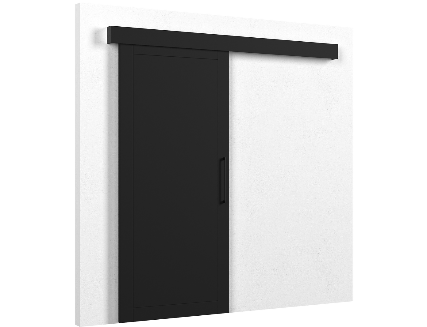 Stumdomos durys Charlise 90 x 204 cm, juoda - 3
