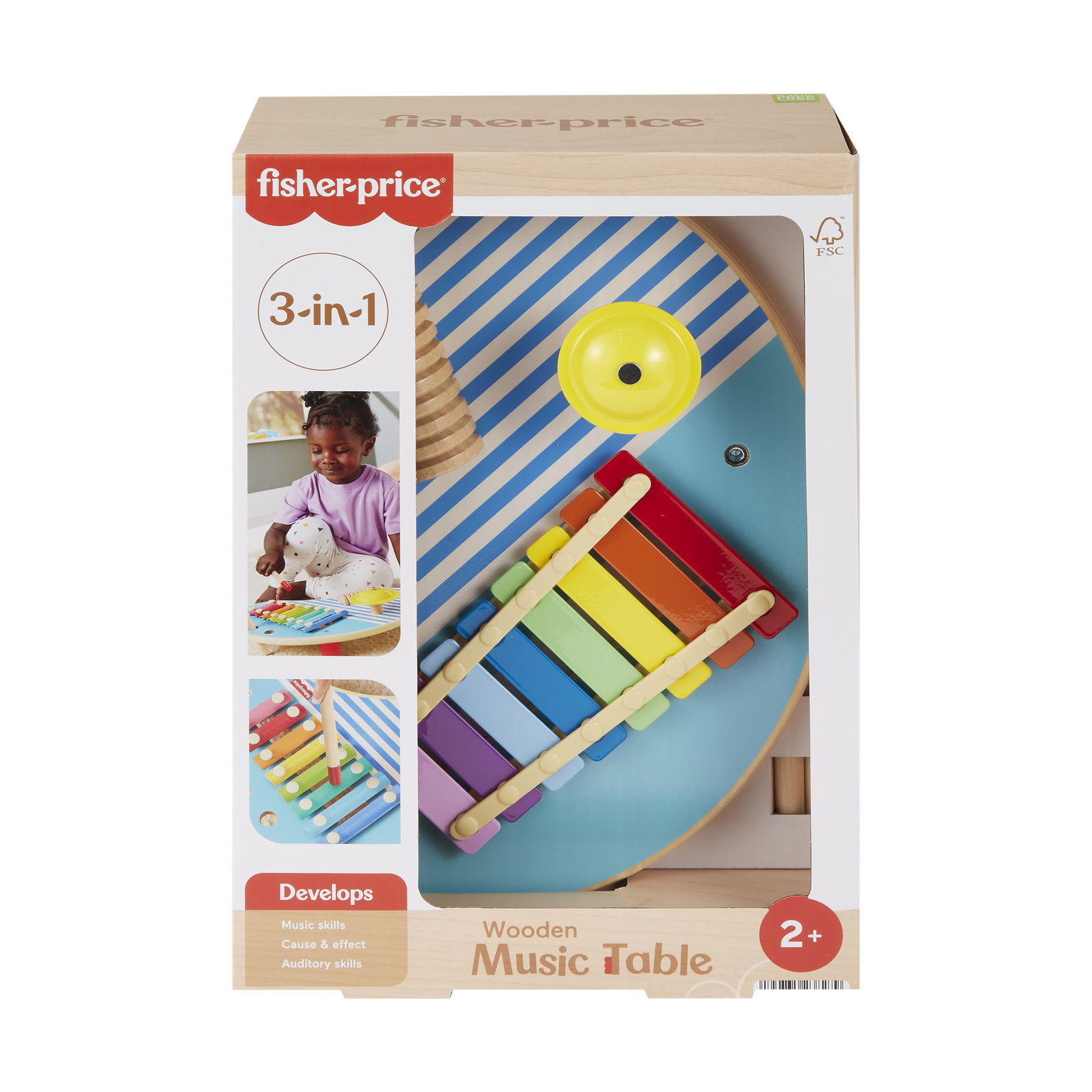 Fisher Price medinis muzikinis stalas - 4