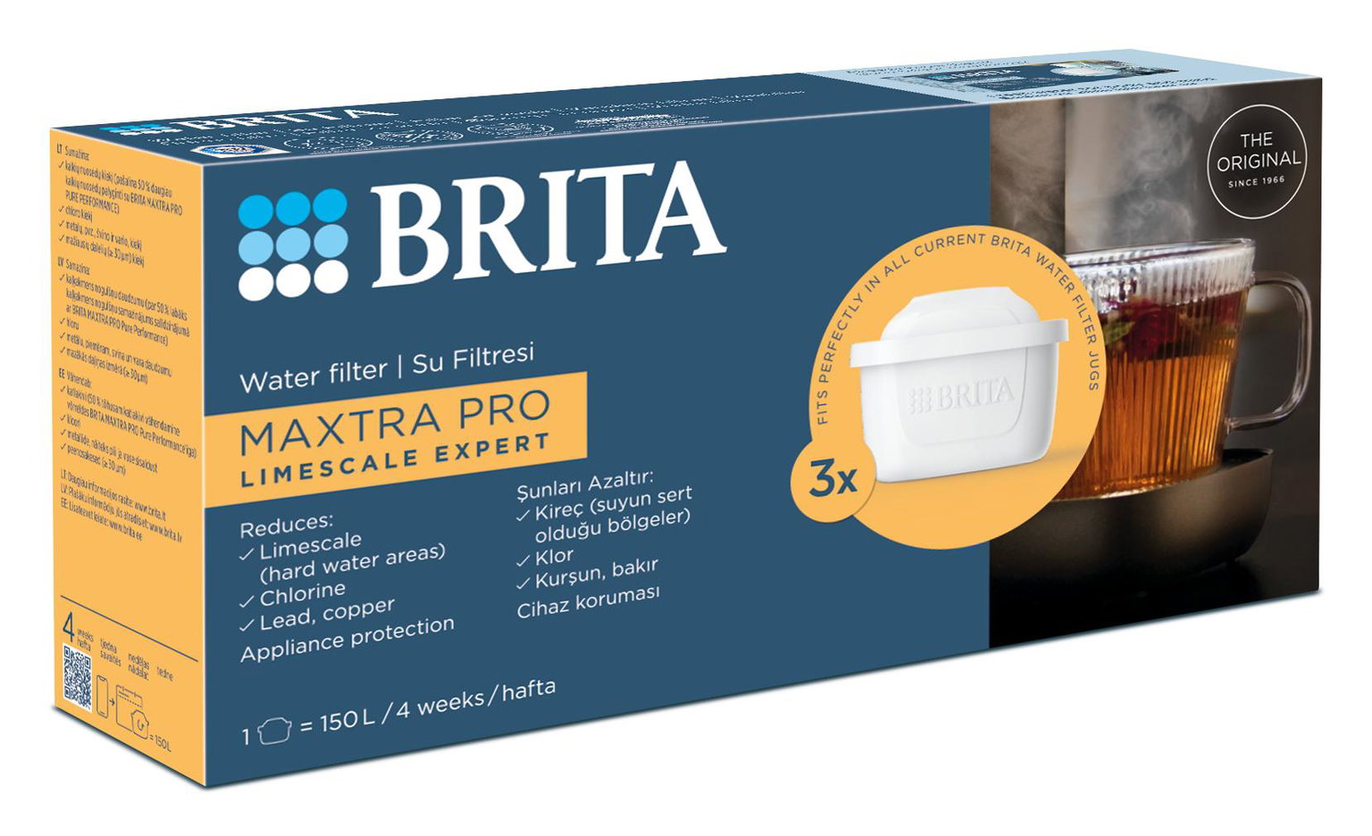Vandens filtras BRITA MXpro LIMESCALE EXPERT, 3 vnt.-1