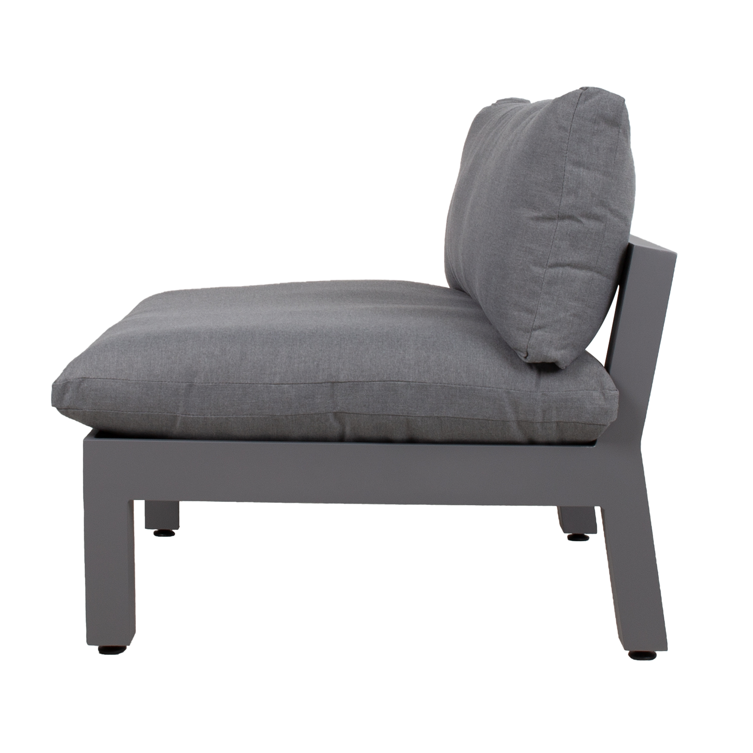 Modulinės sofos Home4You FLUFFY dalis, pilka - 3