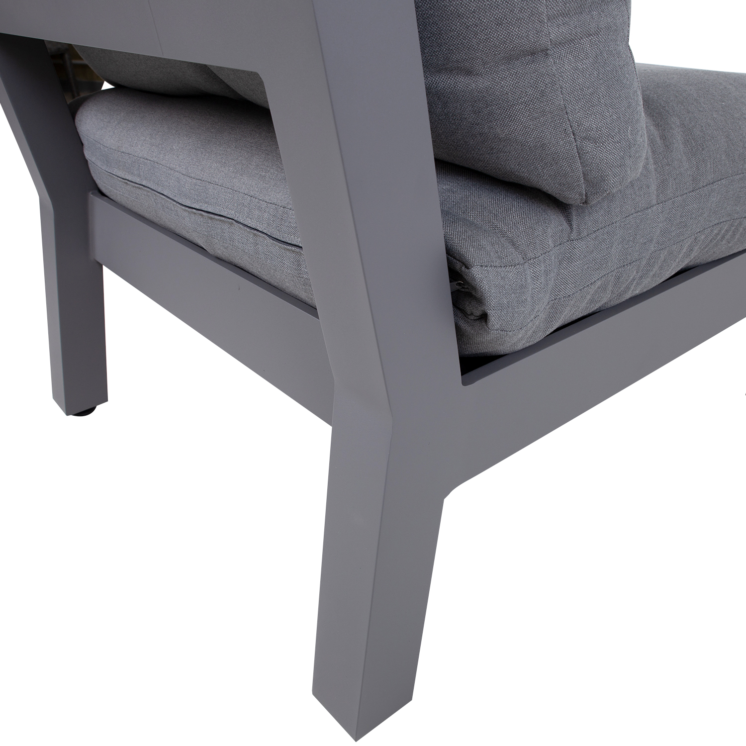 Modulinės sofos Home4You FLUFFY dalis, pilka - 5