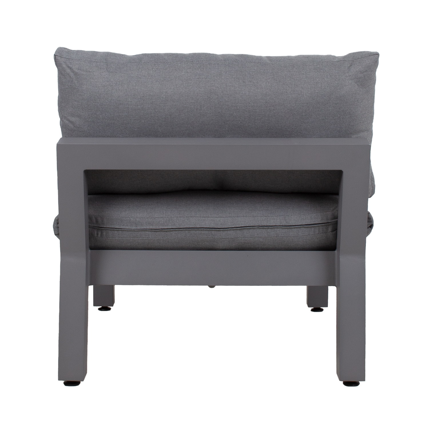 Modulinės sofos Home4You FLUFFY dalis, pilka - 4