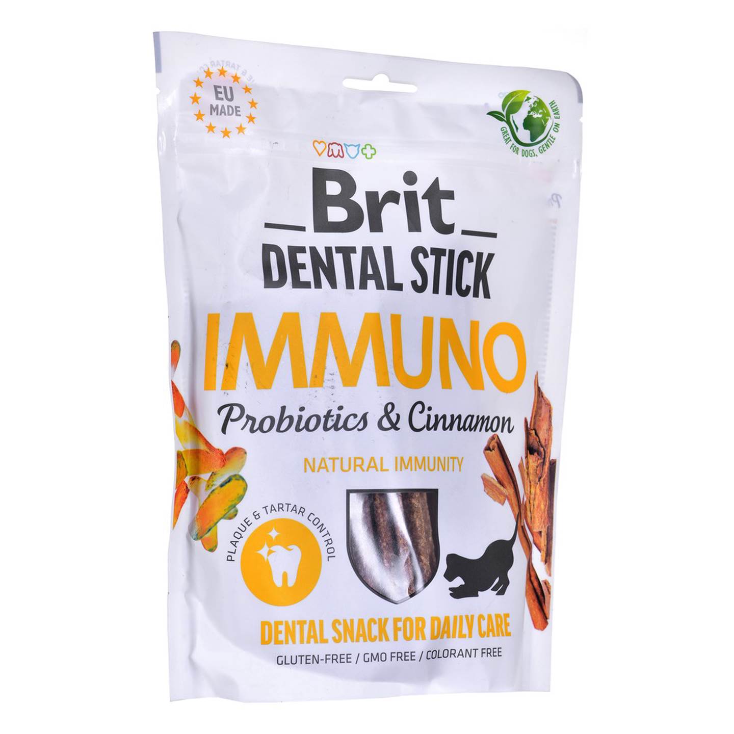 Skanėstas šunims BRIT Dental Stick Mobility, su probiotikais ir cinamonu, 7 vnt-1