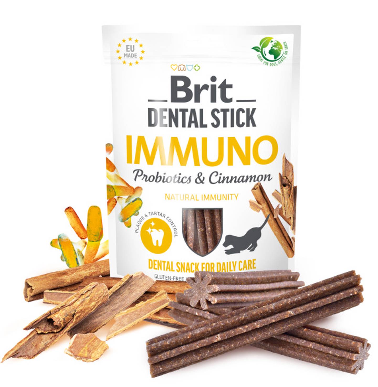 Skanėstas šunims BRIT Dental Stick Mobility, su probiotikais ir cinamonu, 7 vnt - 3