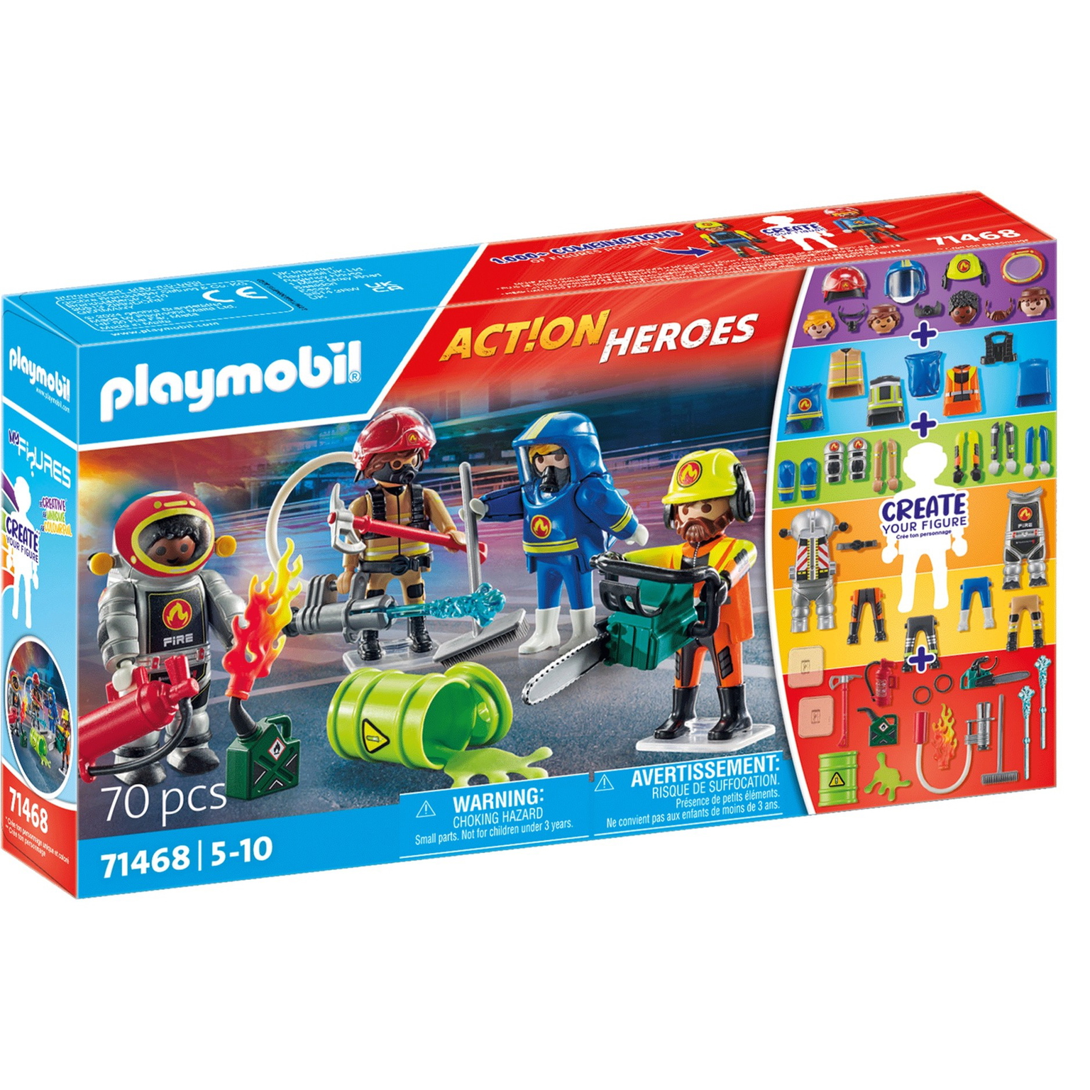 Gelbėtojų figūrėlės PLAYMOBIL ACTION HEROES 71468 - 1