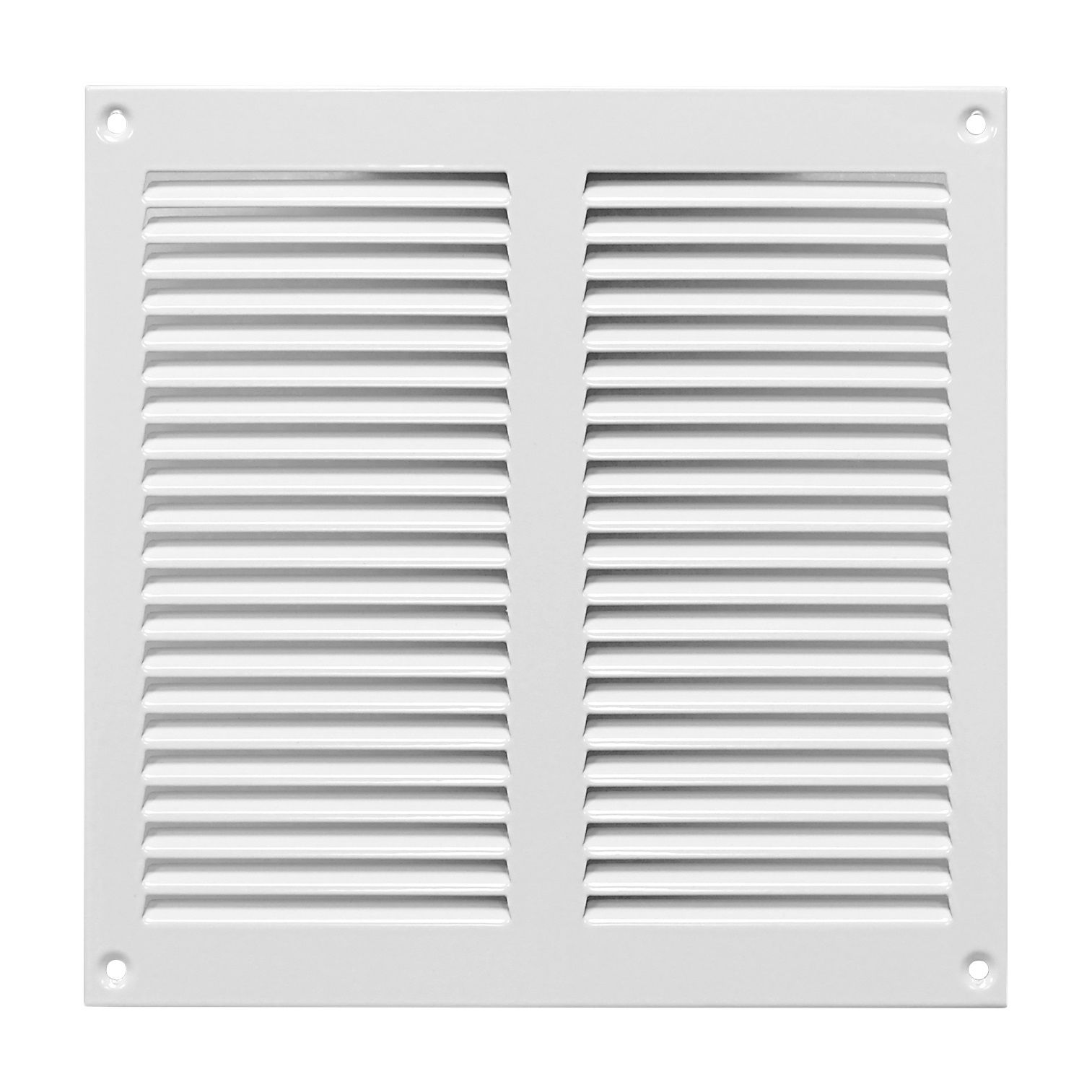 Metalinės ventiliacijos grotelės MR2020, 200 x 200 mm, baltos sp.