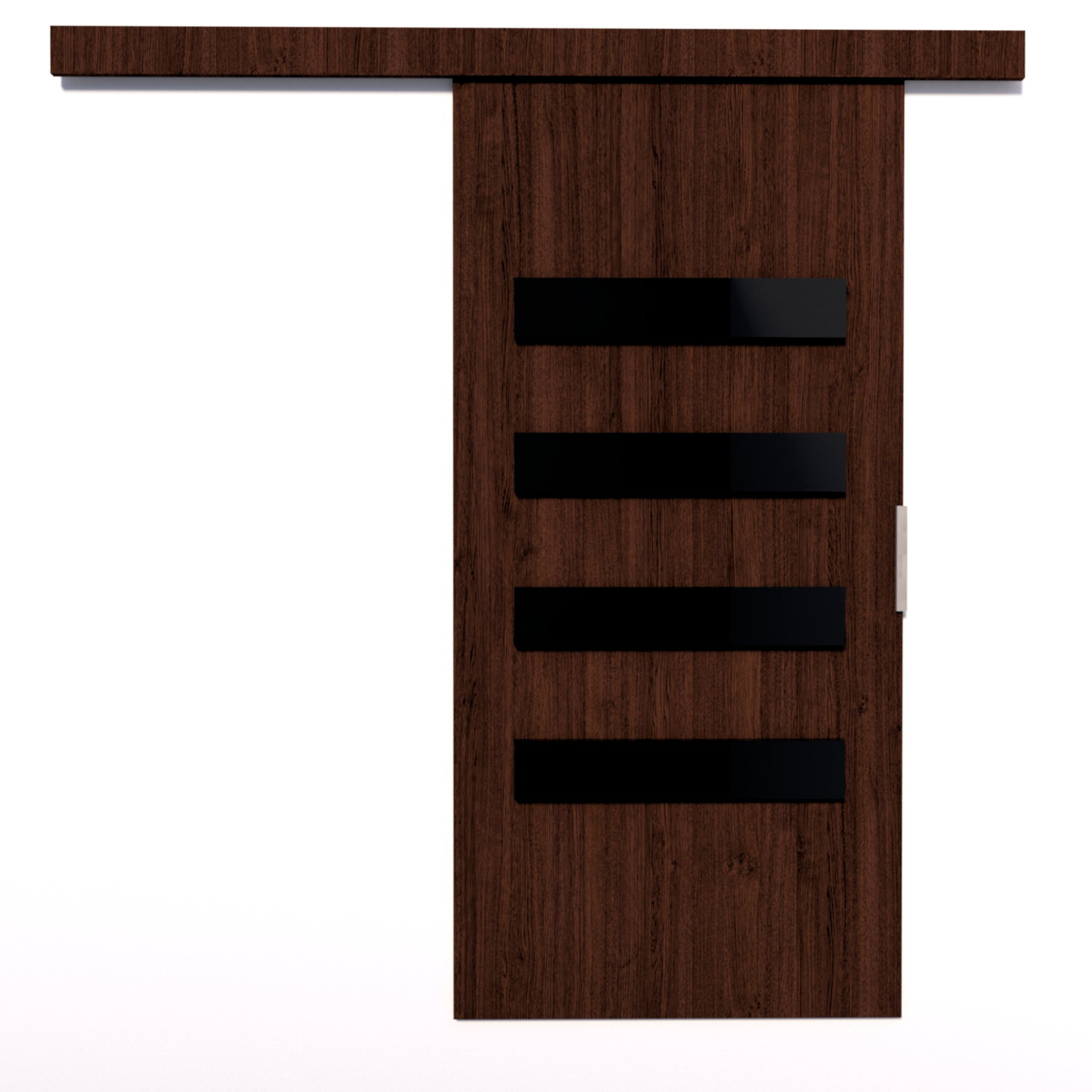 Stumdomos durys FORLI 106, 106 x 205 cm, ruda/juoda-1