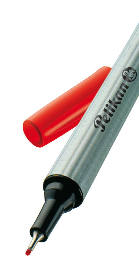 Rašiklis PELIKAN Fineliner 96 F, raudonos sp.-0