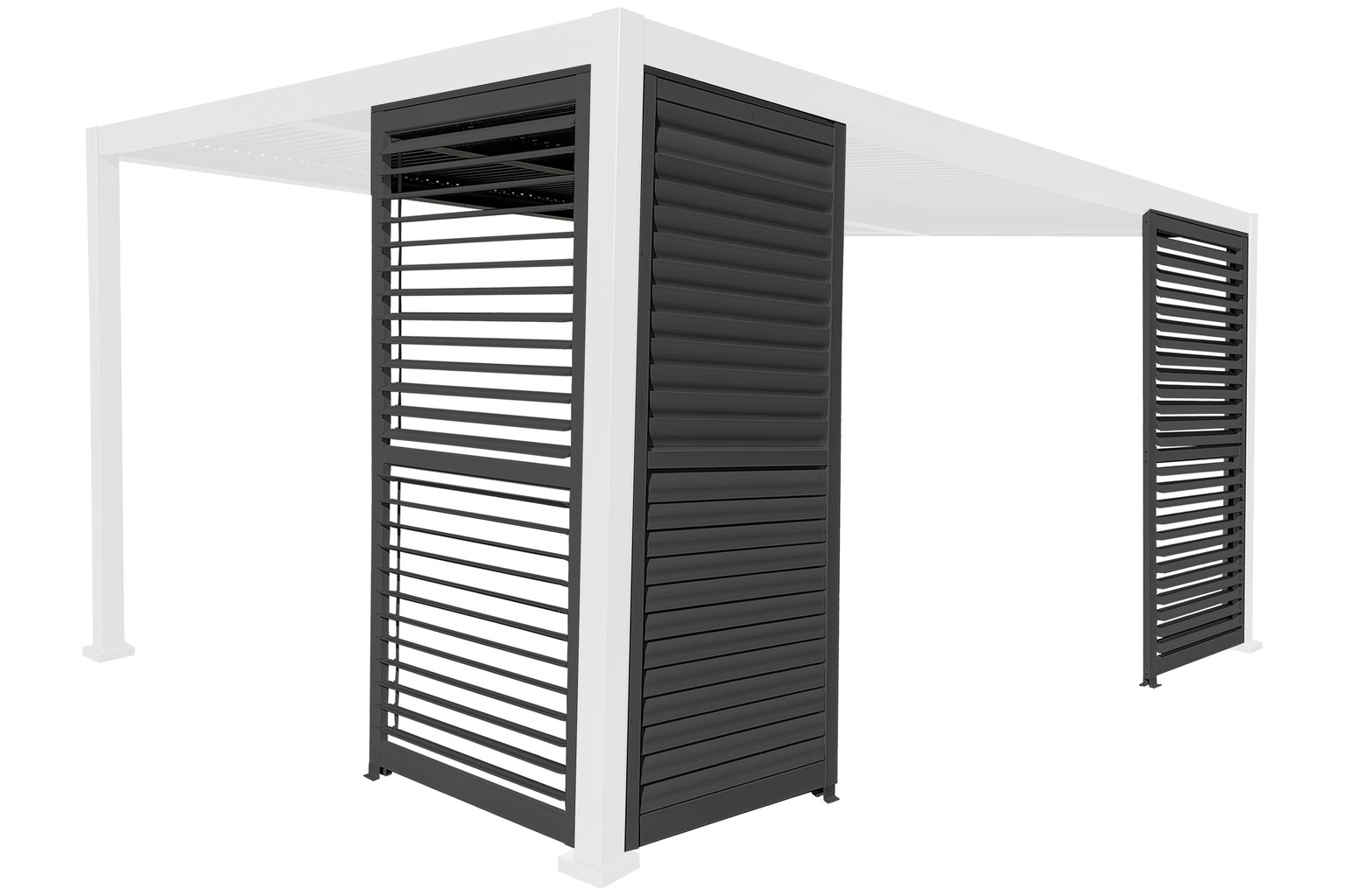 Žaliuzių panelė pavėsinei Pergola Bermeo-0