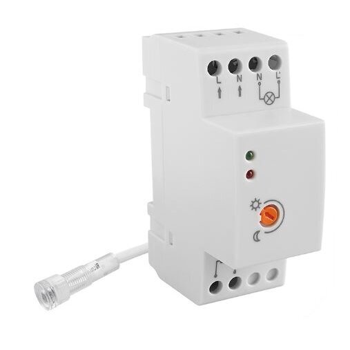 Sutemų jutiklis GTV, IP65, CZ-1, 4800W, 240V, LED, modulinis, baltos sp.-0