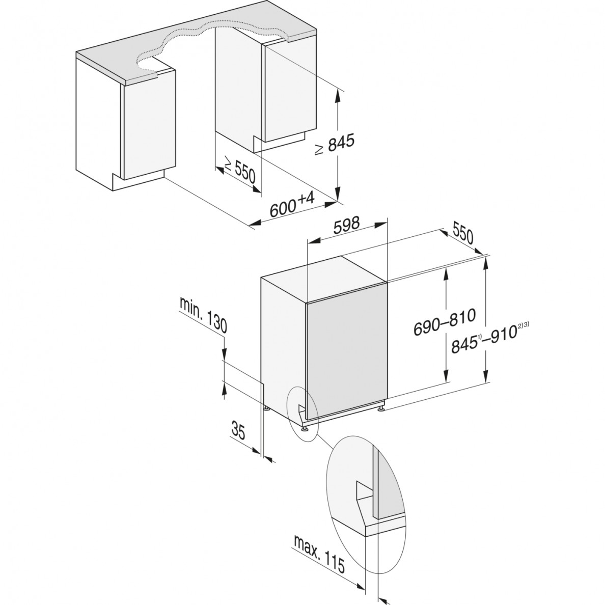 Įmontuojama indaplovė MIELE G7165 SCVi XXL - 3