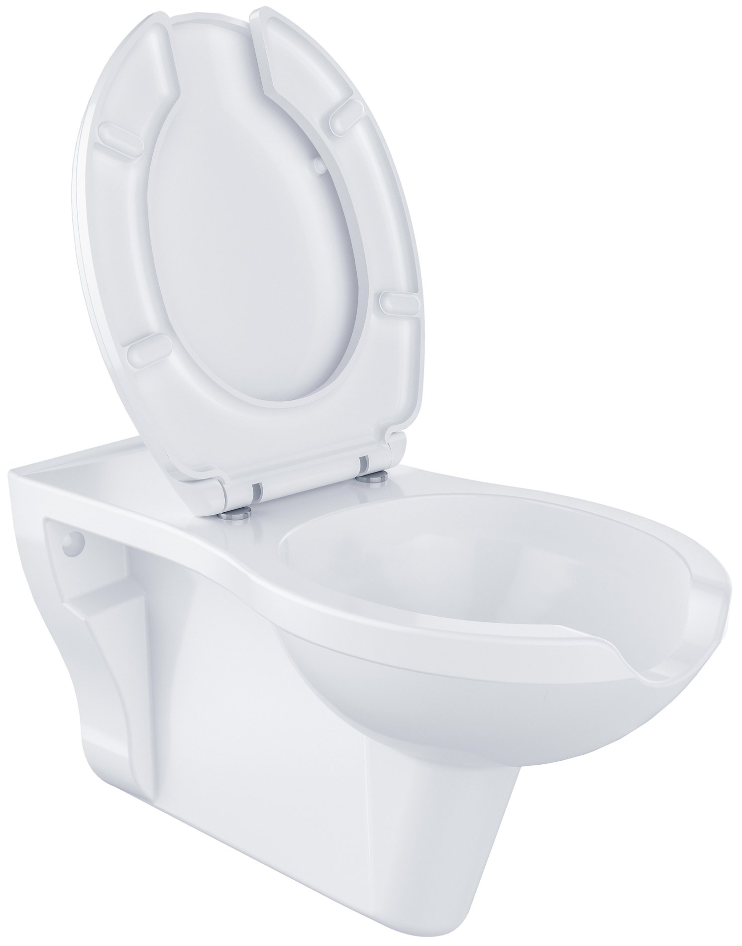 Pakabinamas unitazas Safe RimOff set, baltas - 6