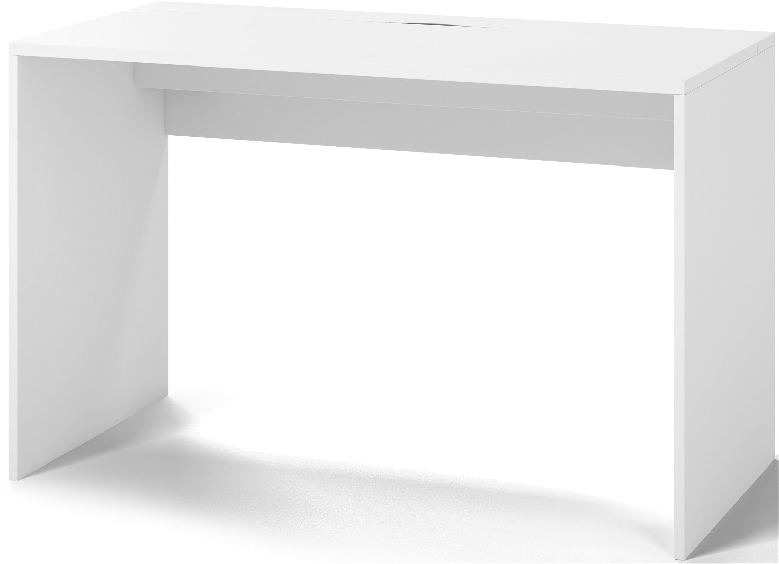 Rašomasis stalas Nevy, 120x75x60 cm, balta