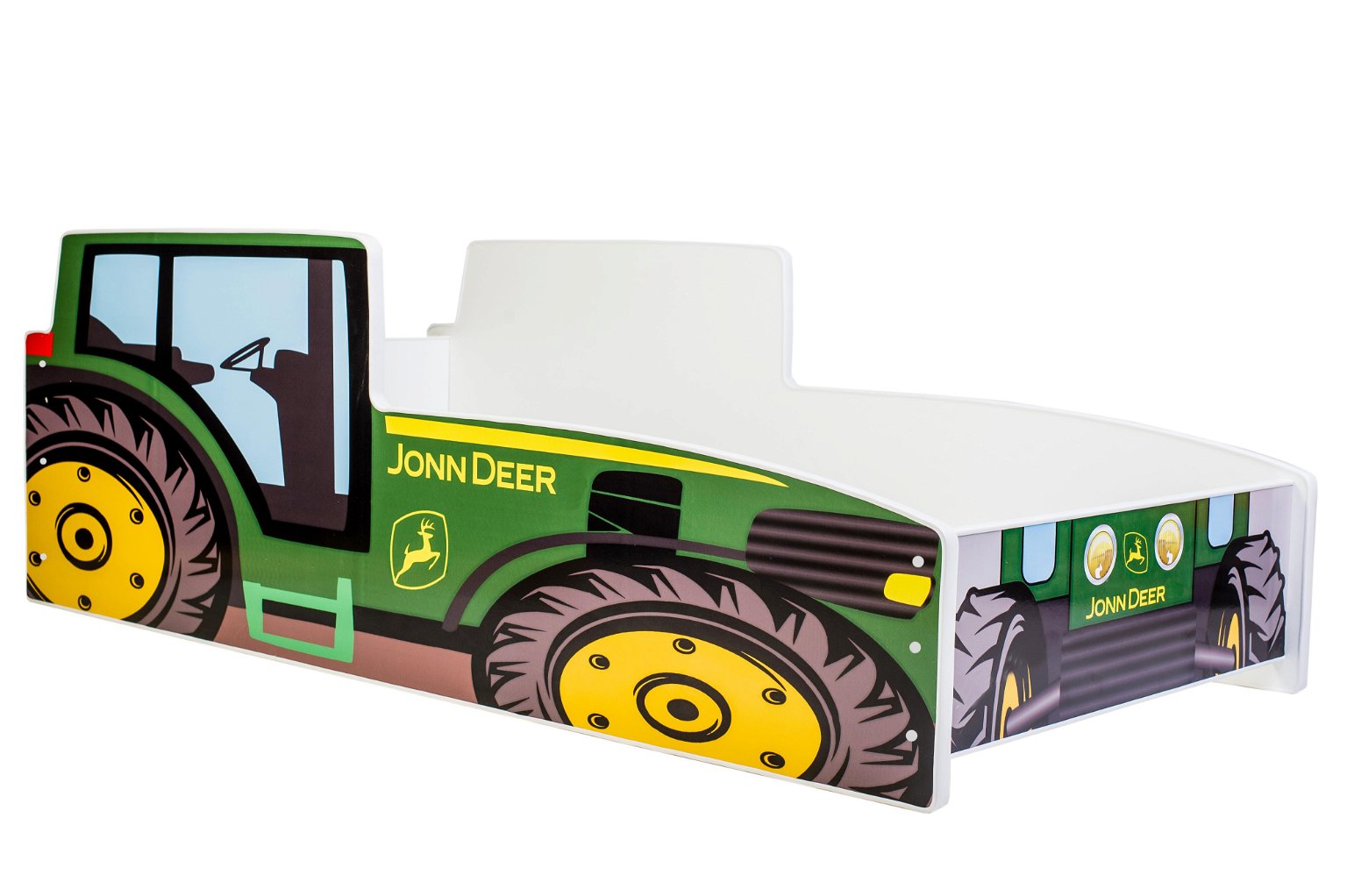 Vaikiška lova Tractor Green, 160x80 cm - 1 nuotrauka