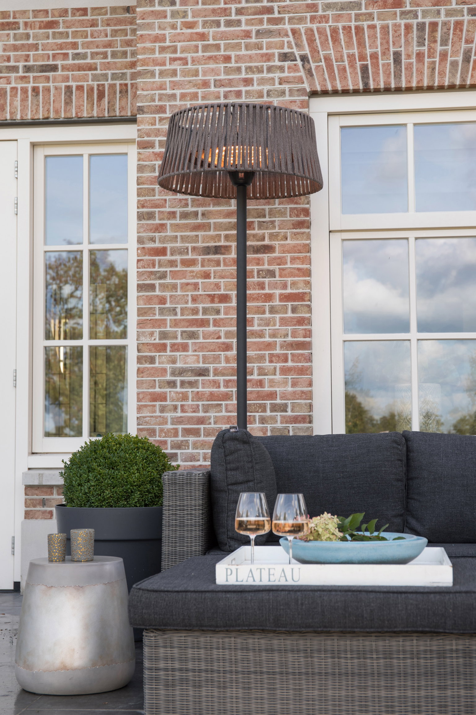Infraraudonųjų spindulių šildytuvas SUNRED Heater ARTIX M-SO BROWN, 2100 W, rudas - 6