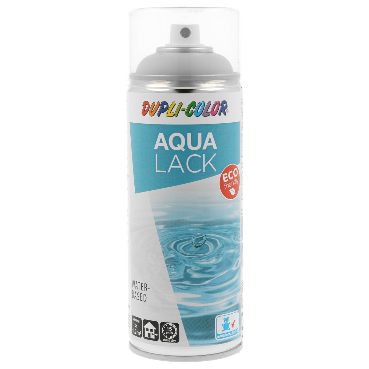 Purškiamas gruntas DUPLI-COLOR AQUA, pilkos sp., 350 ml-0