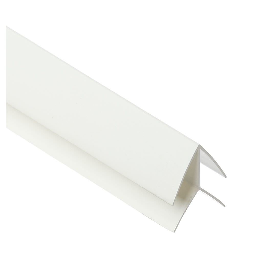 PVC dailylentės išorinis kampas 101 (309,317), baltos sp., 3 m ilgio