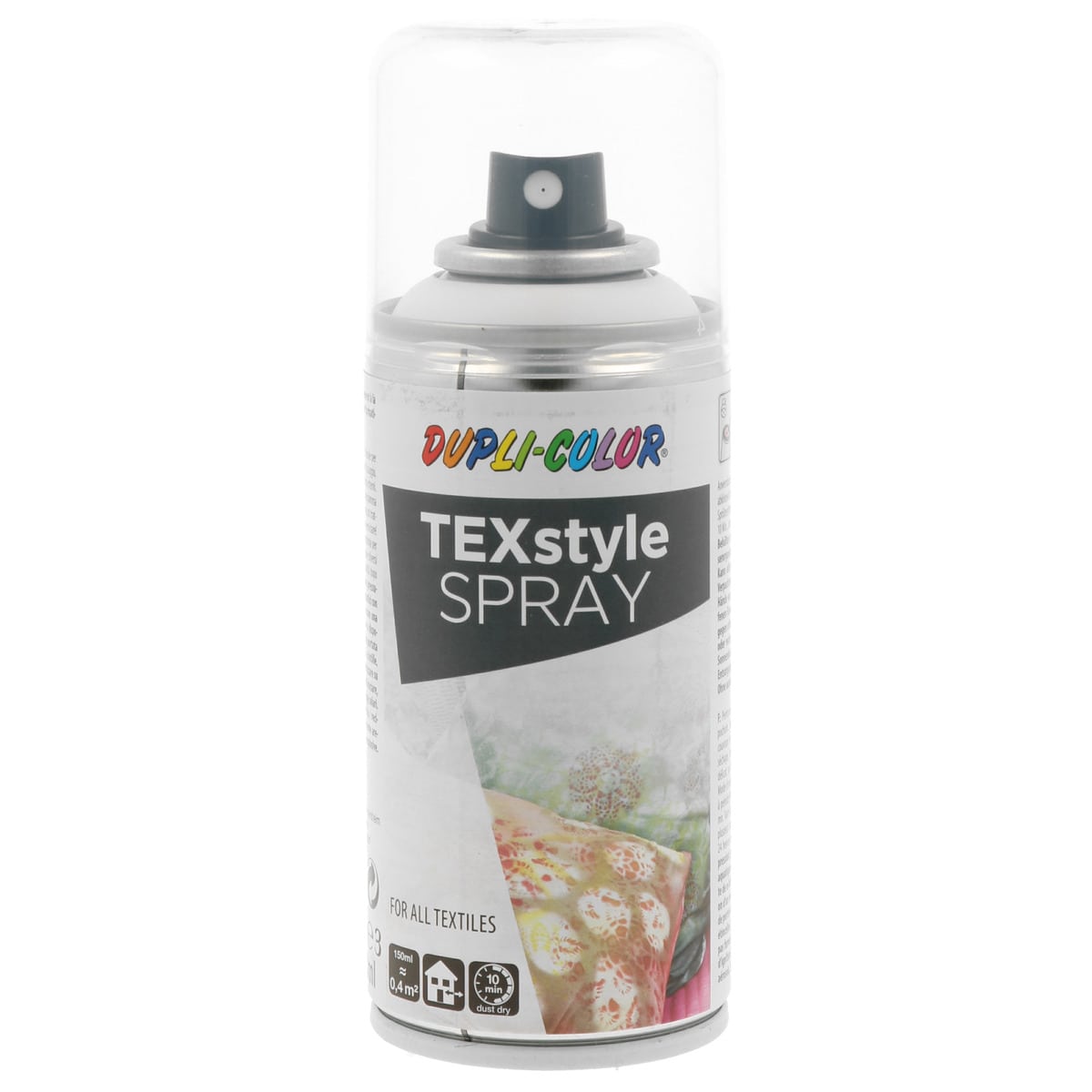 Purškiami dažai tekstilei DUPLI-COLOR, White, 150 ml-0