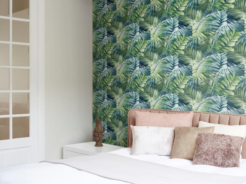 Viniliniai tapetai flizelino pagrindu GRANDECO ANTIGUA PALM ALL-OVER 170702, 0,53 x 10,05 m - 3