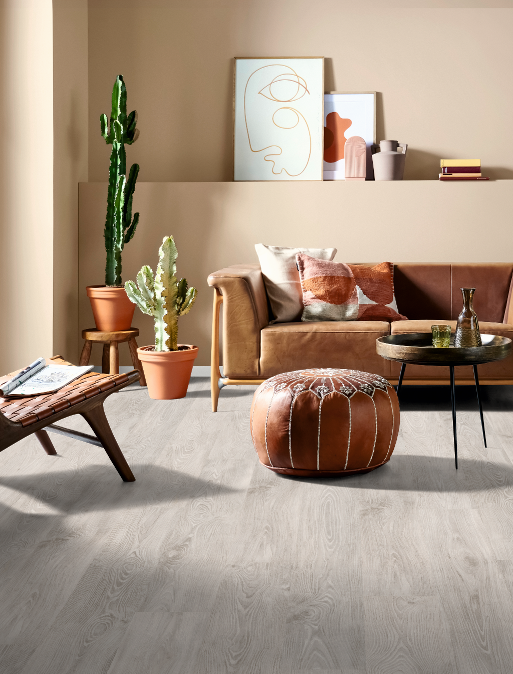 Laminatas NatureSense EL2771, balto kaštainio Girono sp., click, 1292 x 193 x 8 mm, 32/AC4 - 2