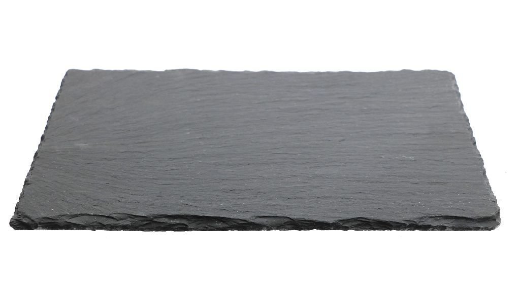 Akmens masės padėklas, juodos sp., 20 x 30 cm