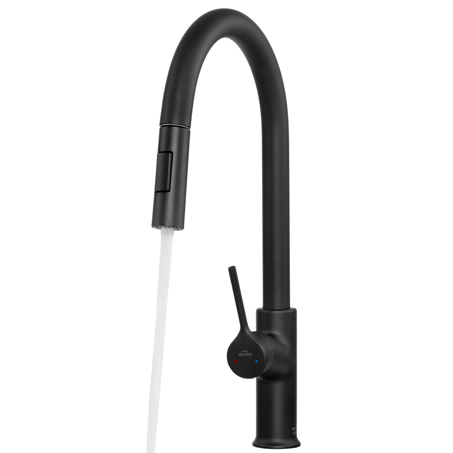 Virtuvinis maišytuvas Invena Farsala, juodas - 7