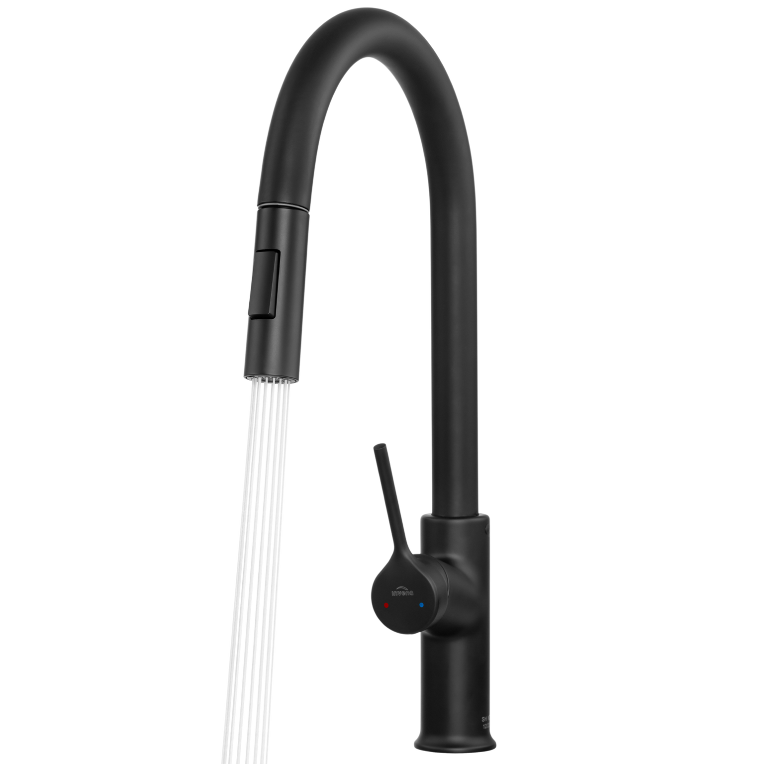 Virtuvinis maišytuvas Invena Farsala, juodas - 8