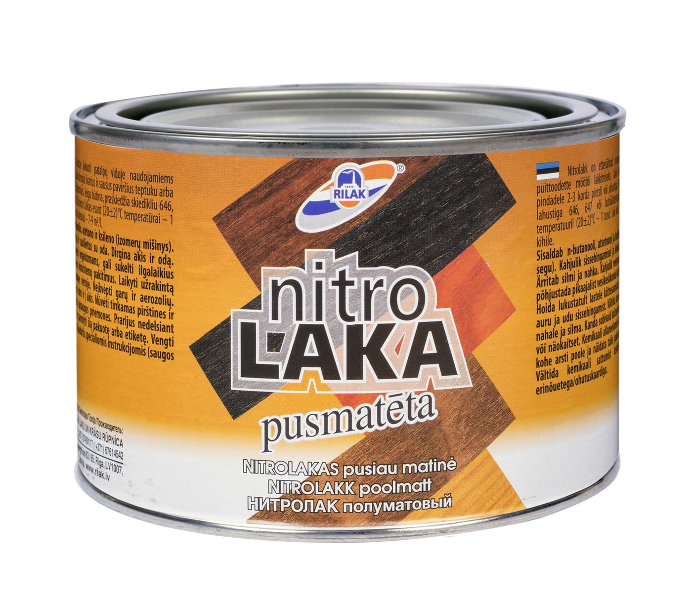 Greitai džiūstantis lakas RILAK, pusiau matinis, 450 ml-0