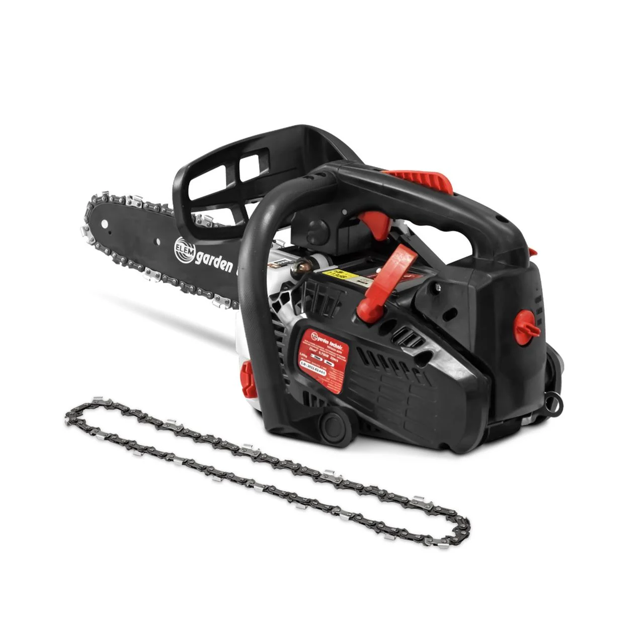 Benzininis grandininis pjūklas ELEM, 750 W, 25 cm³, 25 cm-0