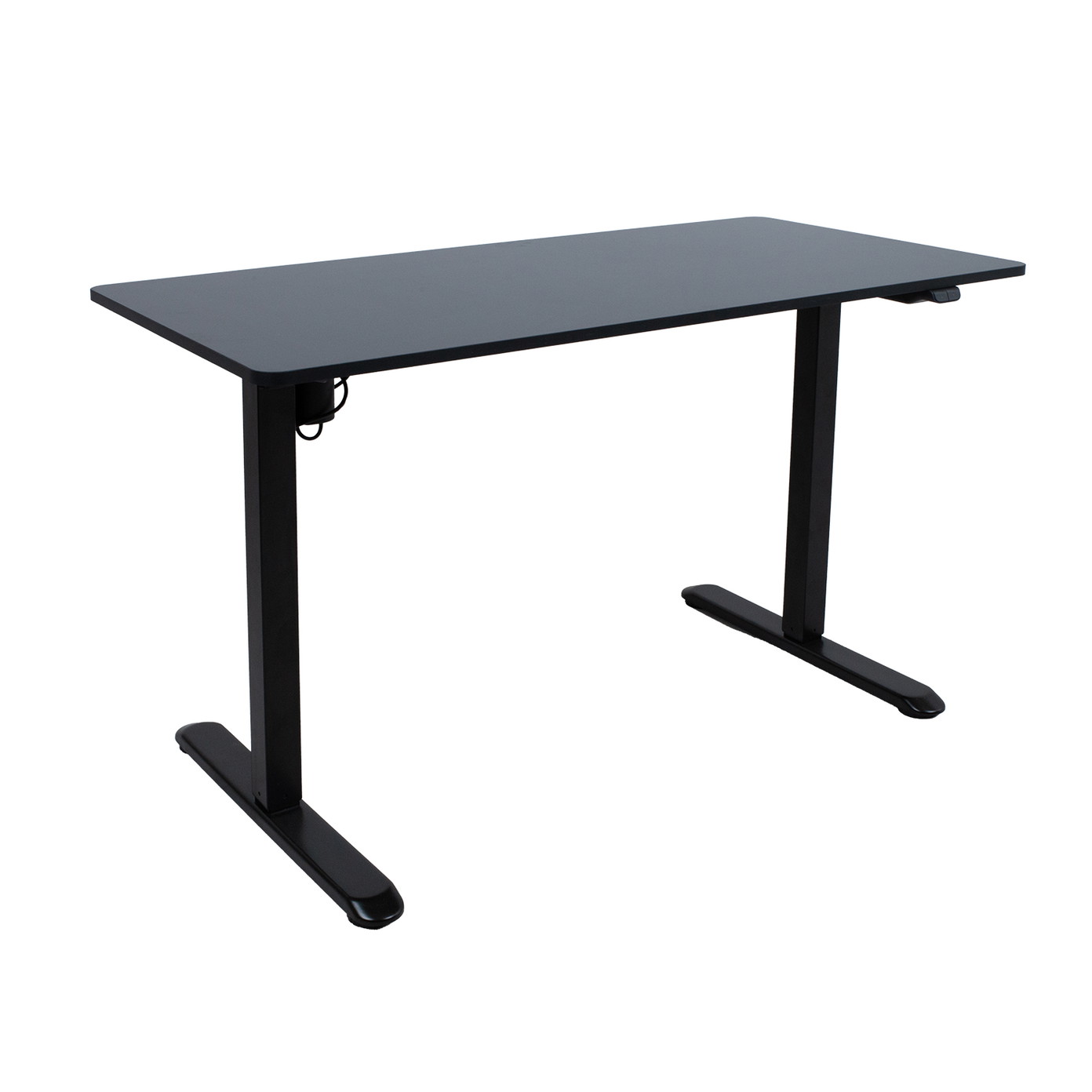 Reguliuojamo aukščio rašomasis stalas ERGO LIGHT su 1 varikliu, 120x60 cm, juoda-0