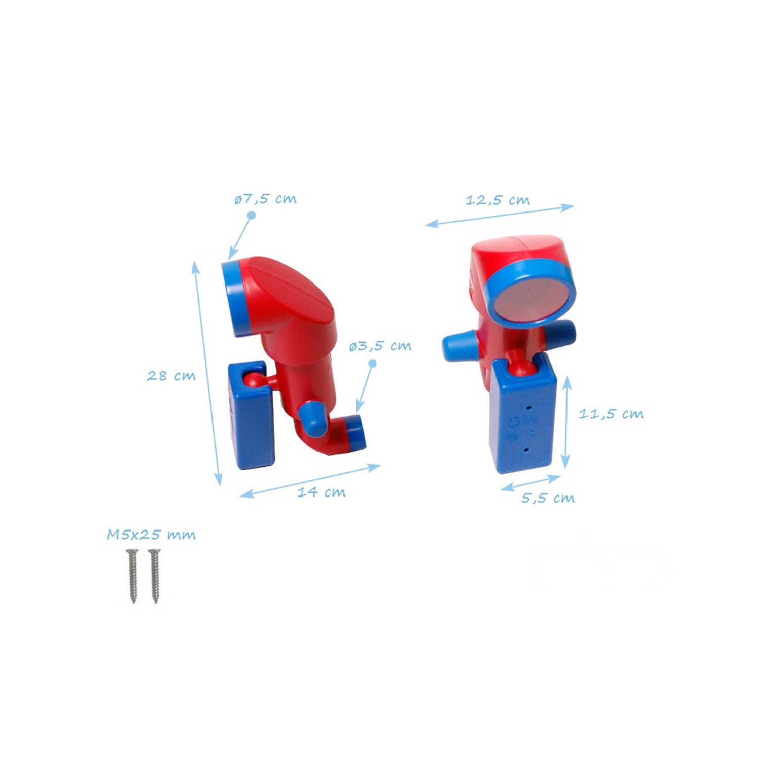 Periskopas XL, raudonas - 4