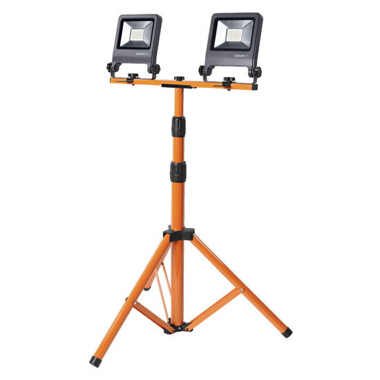 LED prožektorius su stovu OSRAM TRIPOD, 2 x 30 W, 4000 K, 6000 lm, IP65-0