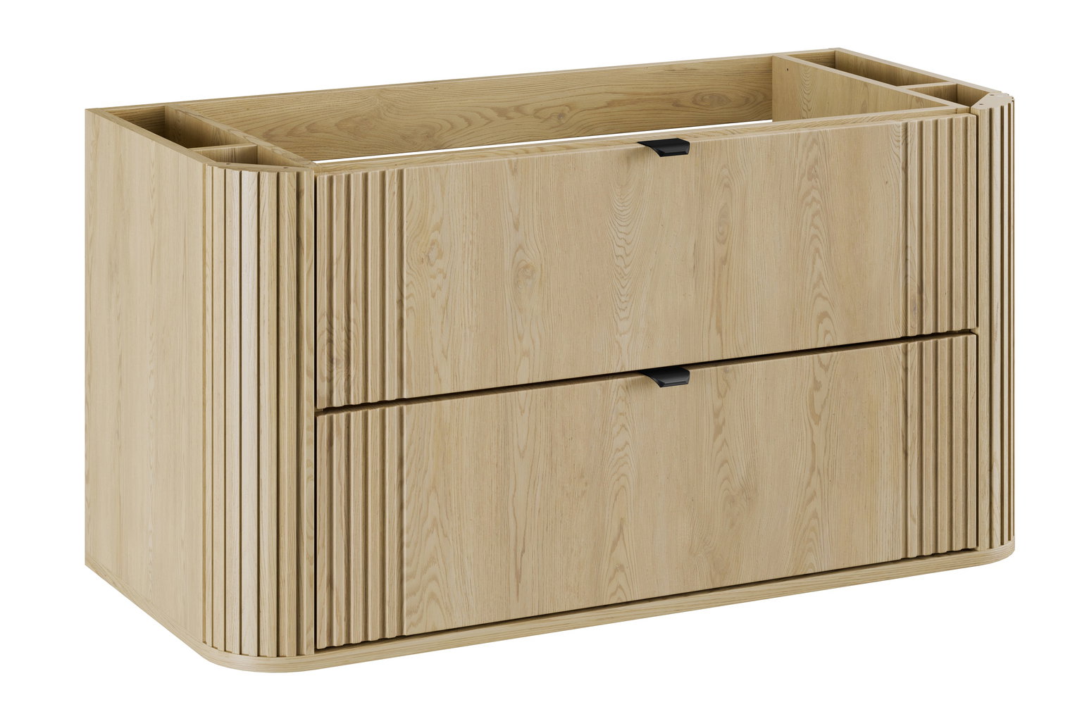 Vonios spintelė COMAD OVALIA CREMONA 100, su stalčiais, ąžuolo sp., 100 x 52 x 45,8 cm-0