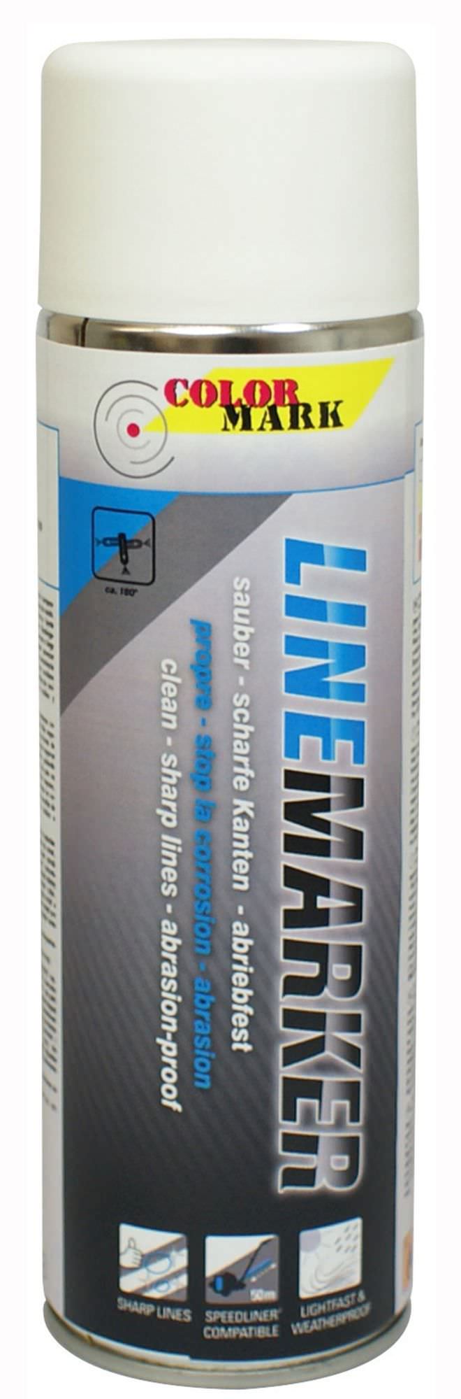 Purškiami markiravimo dažai COLORMARK LINEMARKER, baltos sp., 500 ml-0