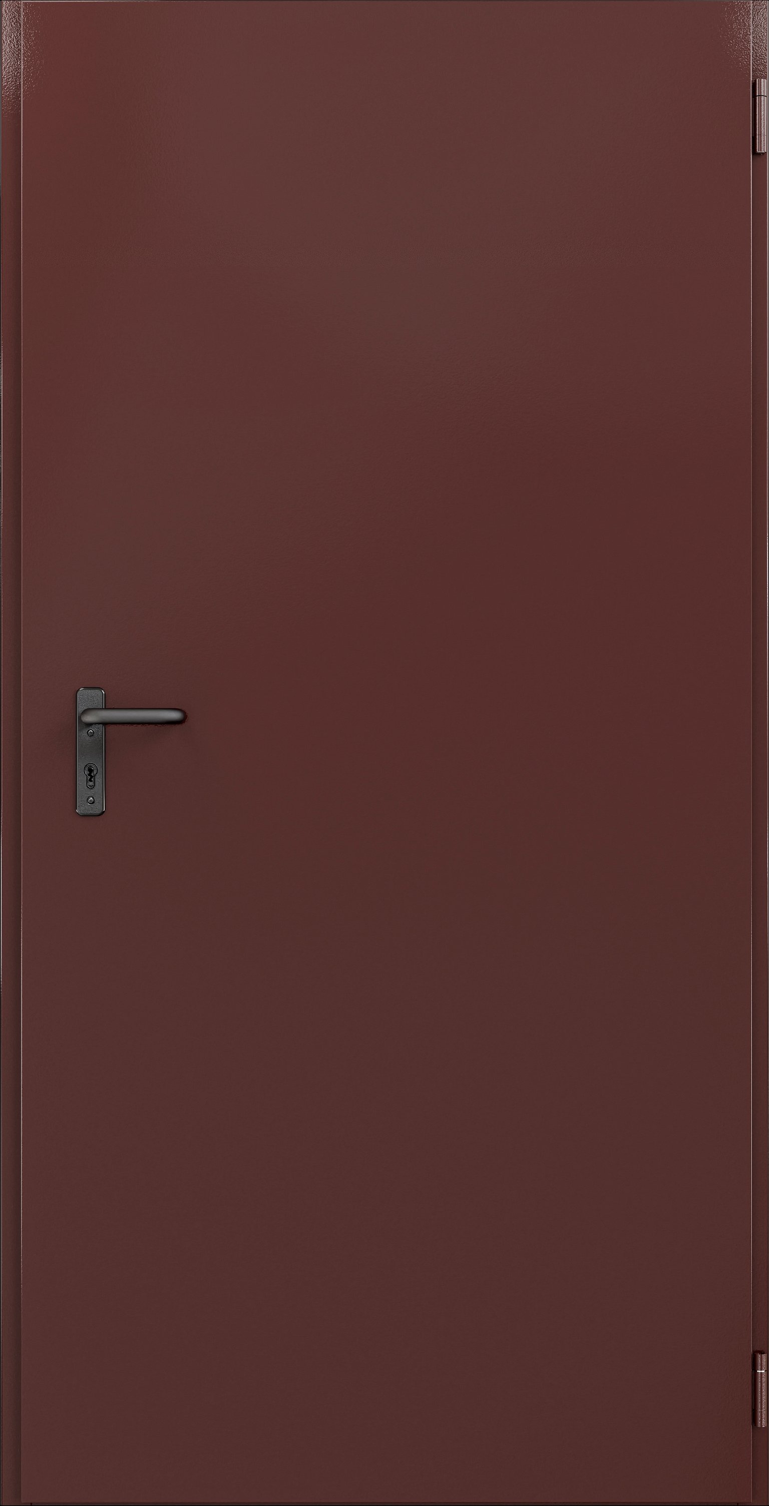 Plieninės durys Radex TECHNIK, rudos sp., universalios, 990 x 2050 mm