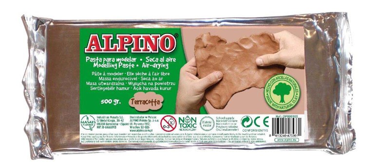 Modelinas ALPINO 500 g, rudas-0