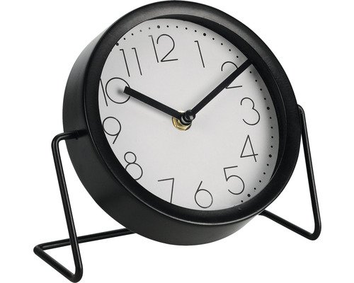 Pastatomas laikrodis, juodos sp., 17,5 cm