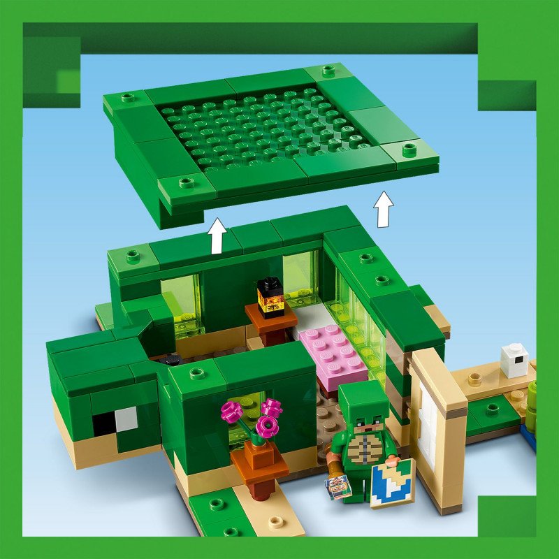 Konstruktorius LEGO Minecraft The Turtle Beach House 21254 - 5