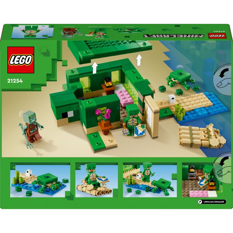 Konstruktorius LEGO Minecraft The Turtle Beach House 21254 - 2